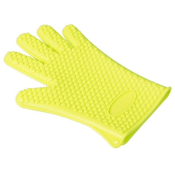 Kitchen Silicone Glove Oven Pot Holder Baking Cooking Mitts Dishwashing Gloves