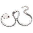 thumbnail image 3 of Anillo de serpiente punk, anillo de serpiente vintage, anillo de serpiente, joyería gótica para hombres y mujeres., 3 of 5