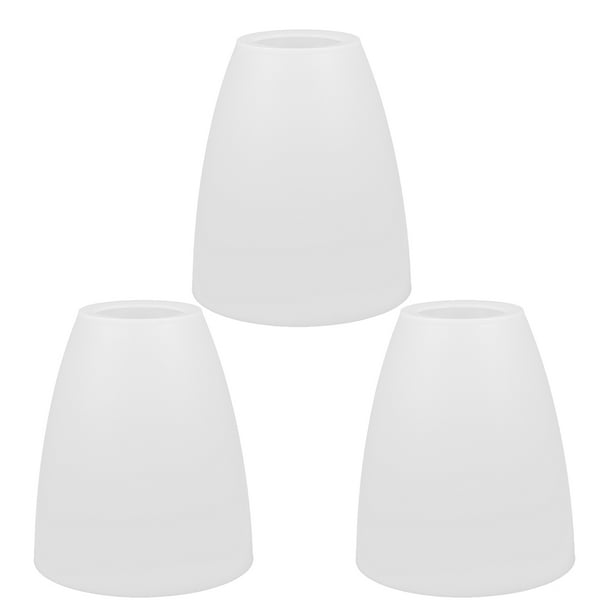 Cubiertas de pantalla de lámpara blanca para lámpara de pared, lámpara de araña, pantallas de lámpara de mesa, 32 MM, accesorio de iluminación, 3 uds.