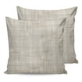 thumbnail image 7 of Outdoor Throw Pillow Cover Farm Rustic Burlap Linen Texture Waterproof Cushion Covers 2 Pack Vintage Lattice Lines Stripe Pillow Cases Home Decoration for Patio Garden Couch Sofa, 7 of 7