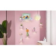 thumbnail image 4 of Small Floating Shelves Mini Cloud Shelves Hanging Display 6 Inch Wall Shelf for Bathroom Livingroom Bedroom,3 Pack,with 2 Types of Installation, Pink, 6"D x 3"W x 3.5"H, 4 of 7
