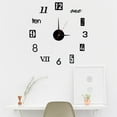 thumbnail image 3 of Homerr Wall Clock Acrylic Wall Clock Acrylic Wall Clock Precise Timing Luminous Numbers Silent 3D Effect, 3 of 8