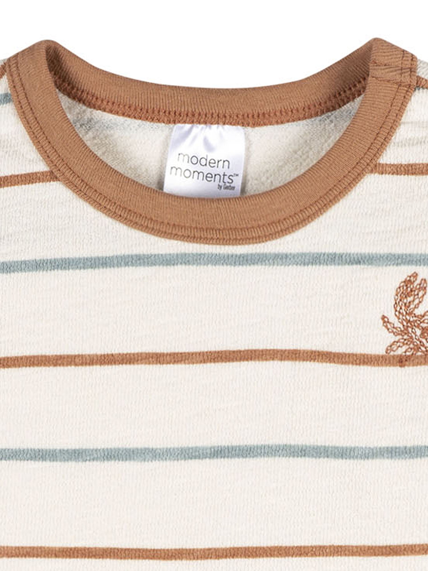 Modern Moment by Gerber Baby Boy Organic Short Sleeve Top, Sizes 0/3 Months - 24 Months