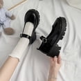 thumbnail image 3 of Women Platform Mary Jane Shoes Chunky Heel Round Toe Buckle Strap Casual Dress Shoes, 3 of 9