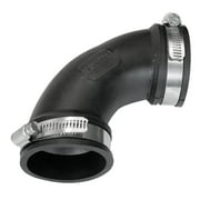 1 PK, Fernco PQL-300-Fernco Flexible 3 In. 90 Deg. Flexible Repair PVC Sewer & Drain Elbow (1/4 Bend)