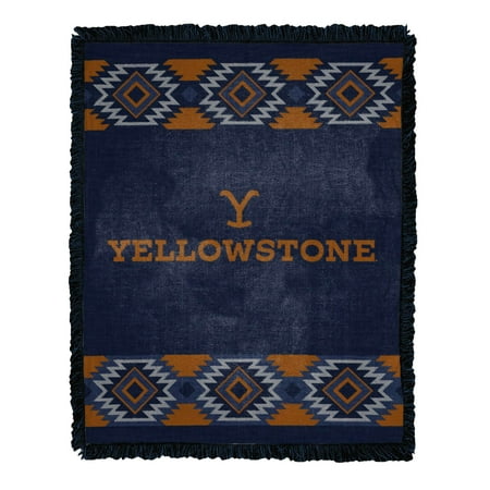 Yellowstone Hamilton Stripe Paramount Jacquard Throw Blanket, 46 x 60 inches