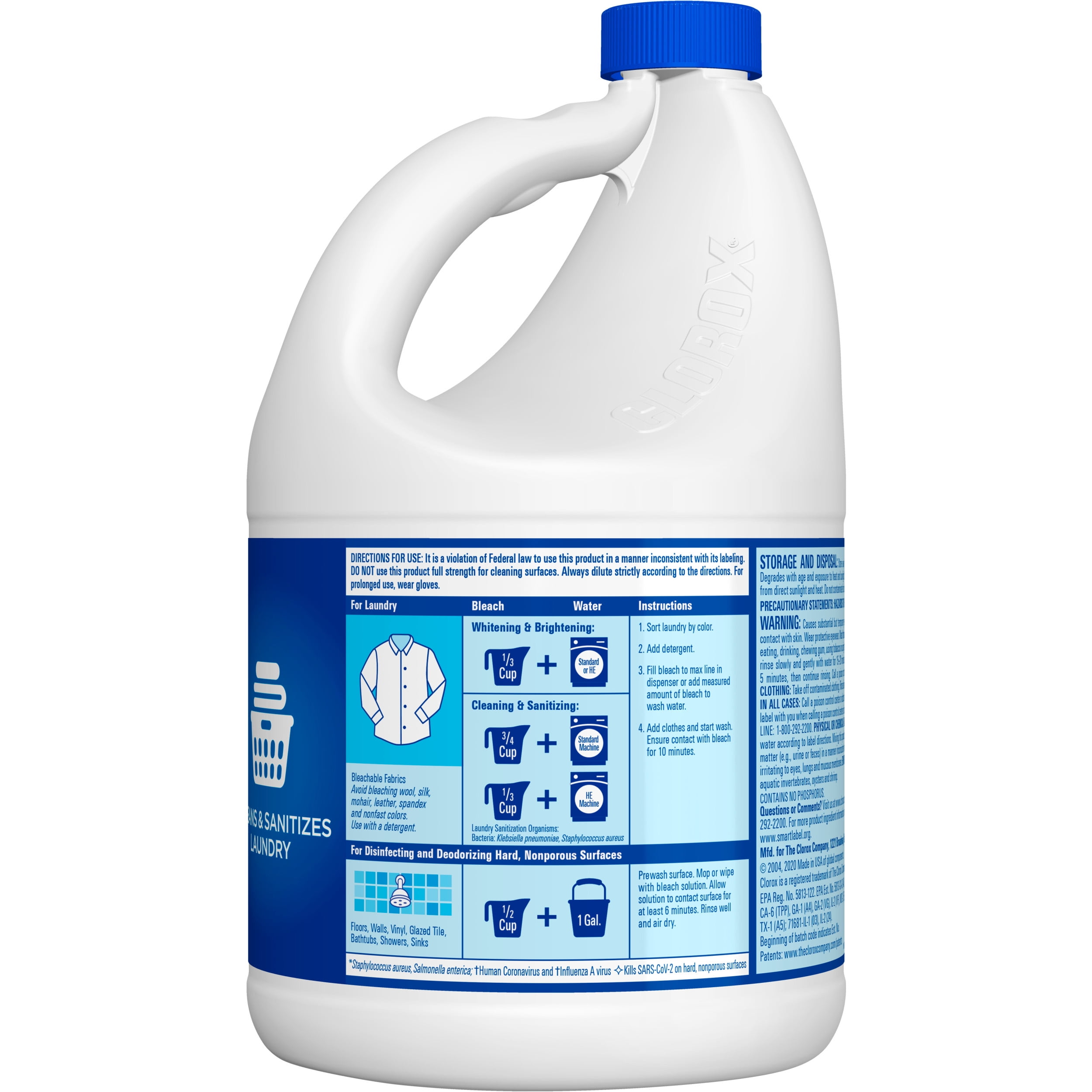 Clorox Splash-less Liquid Bleach - Regular - 117oz : Target