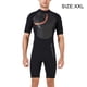 thumbnail image 2 of HETSUITS MANERA CORTA MANTENGA CALIENTE PREVENCIÓN DE SACADORA PROFESIONAL Traje de baño Traje de buceo para snorkel nadando en agua fría Negro de los hombres XXL 1.5mm Advancent OD017108-05, 2 of 6