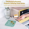 thumbnail image 6 of Sunflowers Pot Holders for Kitchen Heatproof Potholder, 3 Pack Modern Bee You Are My Sunshine Teal Green Hot Pads Multipurpose Oven Pads Cloth Potholders Trivet for Cooking Baking, 6 of 8