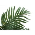 thumbnail image 5 of Artificial Plant, 34" Tall, Palm Tree, Indoor, Faux, Fake, Floor, Greenery, Potted, Real Touch, Decorative, Green Leaves, Black Pot, 5 of 6