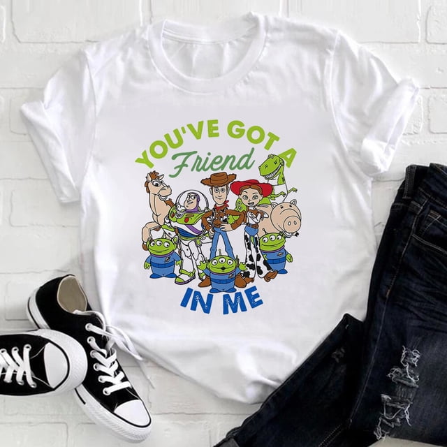 Disney Animal Kingdom Shirt Fashion Mikcey Minnie Print Women's T-shirts Zoo Family Travel Clothes Aesthetic Girls Tops 2023 New8T Gao Jinjia LED