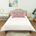 thumbnail image 6 of Haosy Satin Pillowcase for Hair and Skin Standard Cooling Silk Pillow Case with Envelope Closure Cartoon Pigeon on Pink 20"x30", 6 of 9