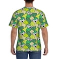 thumbnail image 2 of Naloa Cartoon Koala Bear and Leaf Men's T-Shirt Sport T-shirt Men's Basic Tee Casual Men's Shirt, Round Neck, Short Sleeves - Medium, 2 of 5