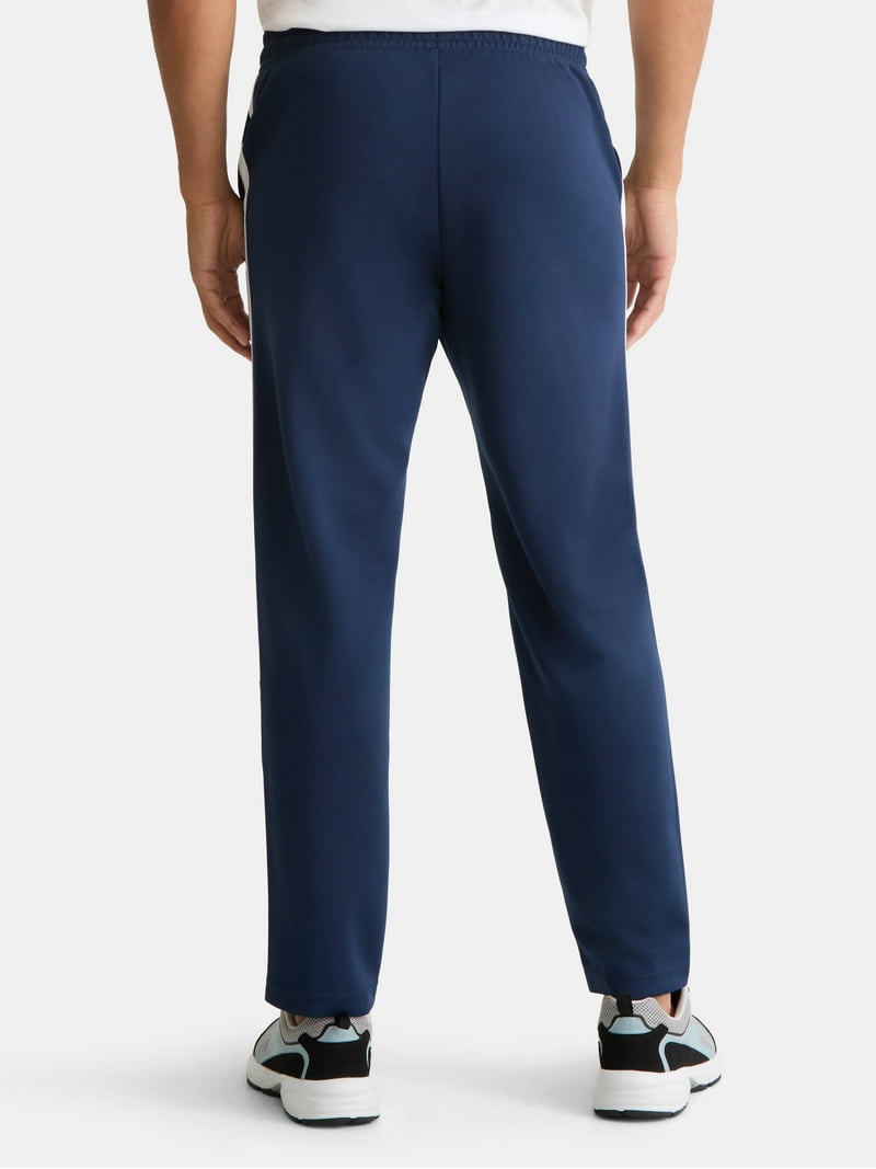 Athletic Works Men's and Big Men's Tricot Track Pants with Side