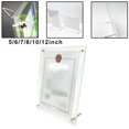 thumbnail image 6 of GLFSIL Acrylic Photo Frame Transparent Painting Art Table Business License Frame, 6 of 6