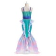 thumbnail image 2 of Girls Princess Ariel Two Piece Cosplay Sets Female Halloween Outfits, Little Girls 3-10 Years, 2 of 6