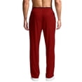 thumbnail image 5 of cfhntfmh Workout Pants for Men Straight Leg Loose Fit Running Pants with Pockets Lightweight Drawstring Pants (Red,X-Large), 5 of 6
