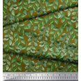thumbnail image 3 of Soimoi Rayon Fabric Leaves Panel Print Sewing Fabric Yard 56 Inch Wide, 3 of 3