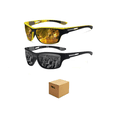 thumbnail image 1 of Lentes De Sol Polarizados Hombres Protección Uv400 2 Piezas Lab.G Negro, Amarillo, 1 of 4