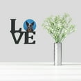 thumbnail image 2 of Blue Australian Cattle Dog Metal Wall Artwork LOVE, 2 of 2