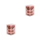 thumbnail image 1 of Wosthever 12 piezas de decoración de bolas de Navidad, adornos de vacaciones al aire libre, colgantes Oro rosa 2Conjunto, 1 of 6