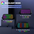 thumbnail image 4 of MoKo RGB Backlight Keyboard for Xbox One Controller, Xbox Series X/S, Wireless Chatpad Keypad w/ 2.4G Receiver, Xbox Accessories for Xbox One S/Elite, 4 of 10
