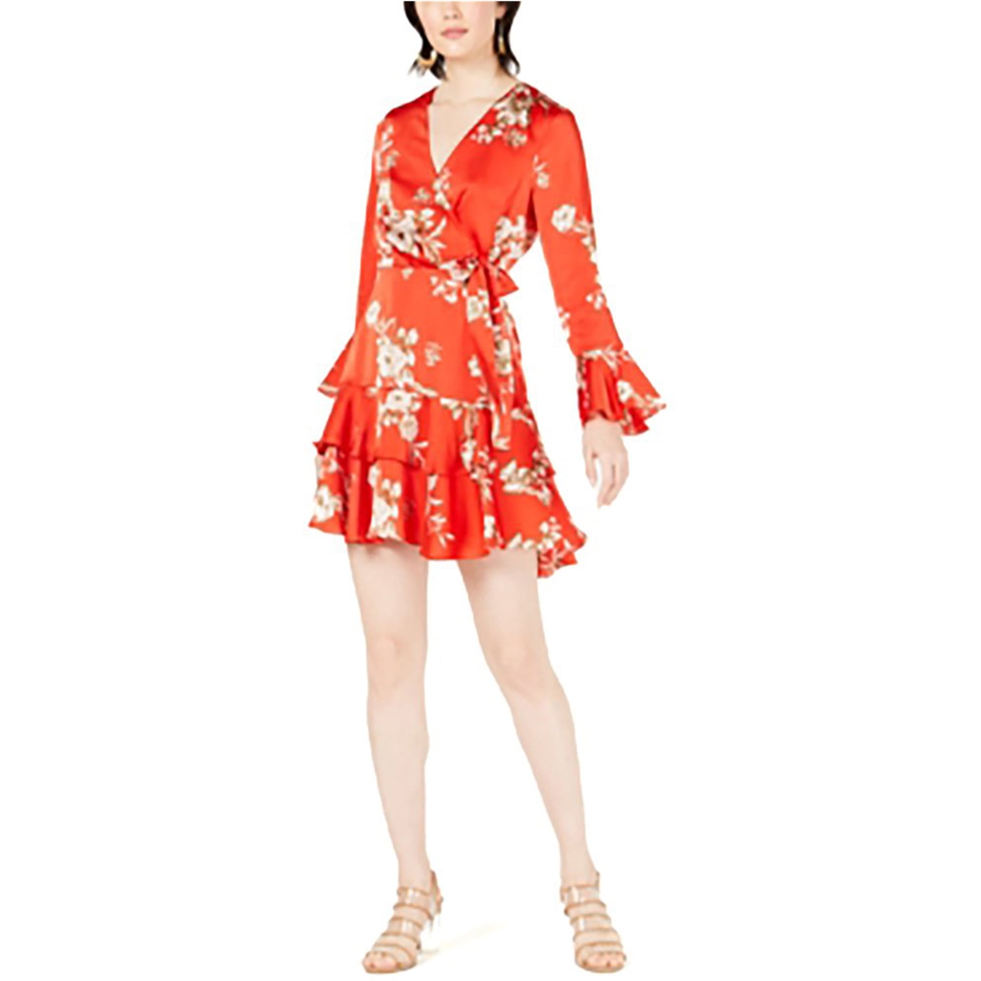 Bar iii wrap dress hotsell