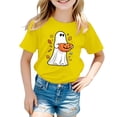 thumbnail image 2 of NIEWTR Halloween Shirts For Kids Pumpkin Graphic Tees Boys Girls Halloween T Shirts Summer Short Sleeve Tee Tops 2t 3t 4t 5t(7-8 Years), 2 of 7