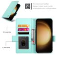 thumbnail image 6 of Compatible with Samsung Galaxy S23 Wallet Case, Classic PU Leather Flip Folio Case with Card Holders Kickstand [Shockproof TPU Inner Shell] Phone Cover for Samsung Galaxy S23, Mint, 6 of 7