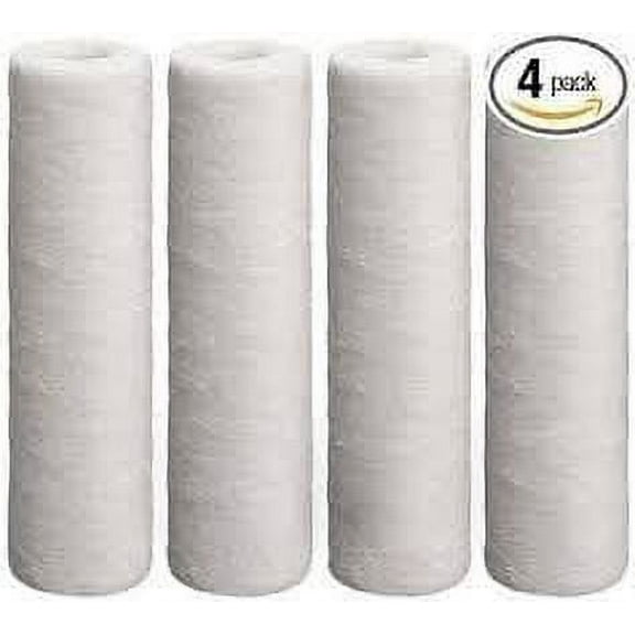 Compatible to AquaFX Standard, 1-Micron Sediment Filters Replacement 4 Pack, 10" x 2.5" by CFS