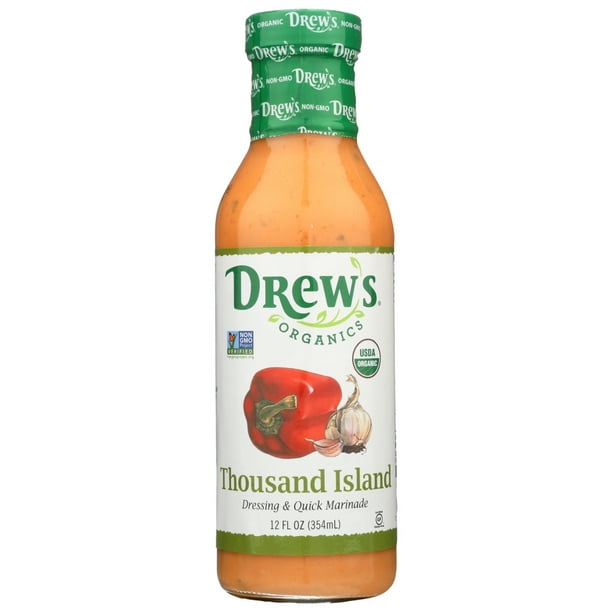 Drew'S Organics Organic Dressing & Quick Marinade Thousand Island , 12