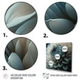 thumbnail image 3 of Designart Blue And White Dahlia Flowers II Canvas Wall Art, 3 of 5