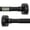 Black, variant on 2Pcs Adjustable Curtain Rod 21-30 Inch, No Drill Tension Curtain Rod with Metal Inner Lock, Heavy Duty Extendable Shower Curtain Rod for Bathroom Kitchen Closet Doorway, 25mm Carbon Steel, White