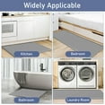 thumbnail image 4 of 2Pcs Kitchen Mat Anti Fatigue Comfortable Kitchen Cushioned Foam Rugs Ergonomic Comfort Standing Pad For Home Light Gray, 4 of 7