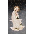 thumbnail image 2 of Angelico, Fra 19x32 White Modern Wood Framed Museum Art Print Titled - Madonna of The Peace, 2 of 4