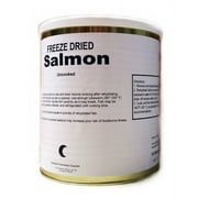 Military Surplus Freeze Dried Uncooked Salmon Fillets Camping Emergency Food #10 Can | 25 Years Shelf Life -6 Cans