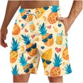 thumbnail image 2 of Aueoeo Funny Graphic Printed Short For Men Hawaiian Beach Shorts Plus Size Quick Dry Elastic Waist Drawstring Shorts With Pockets 5X-L, 2 of 8
