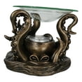 thumbnail image 2 of Ocean Kraken Giant Octopus Oil Warmer Or Wax Tart Burner Candle Holder Statue, 2 of 7