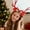 Red, variant on Anhility Antler Headband Red Christmas Reindeer Hairband Deer Horn Hair Hoop Elk Ears Holiday Headpiece Cute Women Headdress Accessories for Party Indoor Outdoor