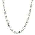 thumbnail image 1 of Sterling Silver 6.25mm Polished Open Curb Chain (Weight: 33.73 Grams, Length: 20 Inches), 1 of 4