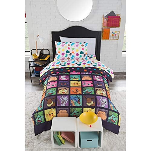 Parure de lit Pokemon Pikachu 9 2 Housse De Couette Ensemble De Literi