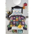 thumbnail image 1 of Pokemon Pikachu Grille, Ensemble de Couette Simple, Taie d'Oreiller et Draps, 1 of 5