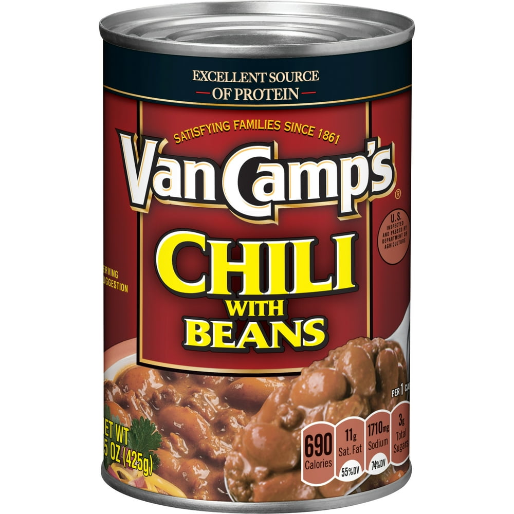 VAN CAMP'S Chili with Beans, 15 oz.