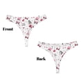 thumbnail image 3 of Balery Valentine's Day gnomes Tangas de Algodón para Mujer con Estampado – Ropa Interior Sexy, Transpirable, G-string-X-Large, 3 of 6