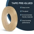 thumbnail image 4 of Uxcell Edge Banding, Wood Veneer Tape Pre-glued Plywood Edge Banding with Hot Melt Adhesive for Furniture Restoration Black Limba 3/4 inch x 100 ft, 4 of 7