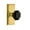 Lifetime Brass, variant on Grandeur 850779 Carre Solid Brass Rose Privacy Door Knob Set - Brass