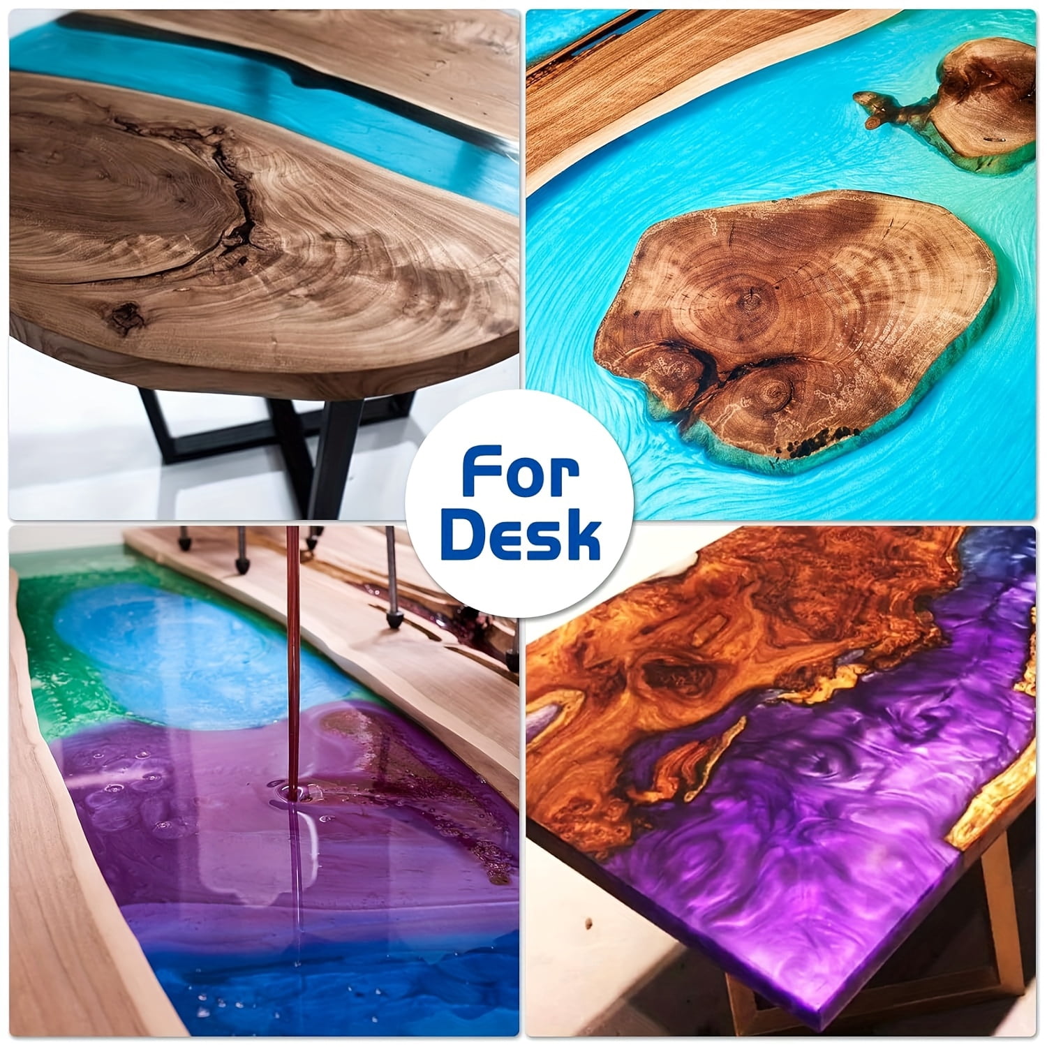 Buy 2 Get 1 Free, 2-Pack 78Oz Epoxy Resin (1.22 Gallon) W/ 1 FREE 4.4Oz Kits - Crystal Clear & Bubble-Free for Pro Crafting!