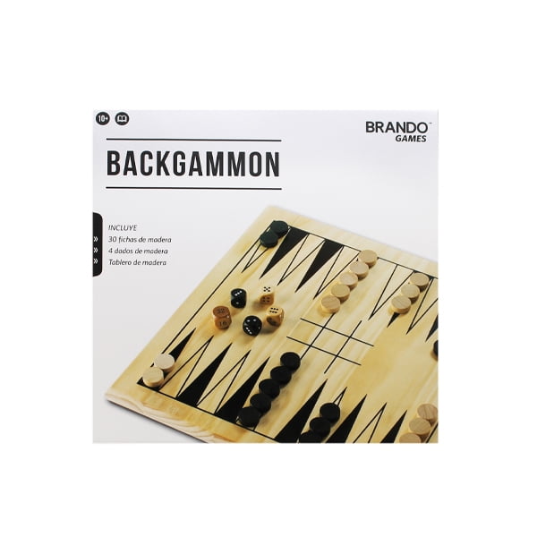 Juego De Mesa Portátil Backgammon Brando