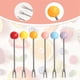 thumbnail image 2 of Juego de Tenedores para Cangrejo y Postre con un Soporte de Cerámica. Mini Tenedores de Acero Inoxidable para Aperitivos y Frutas., 2 of 5