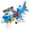 As show, variant on Esaierr Kids Airplane Storage Toy baby learning Transport Storage Toys to Develop Habits for Cleaning up Toys for Boys Girls age 3